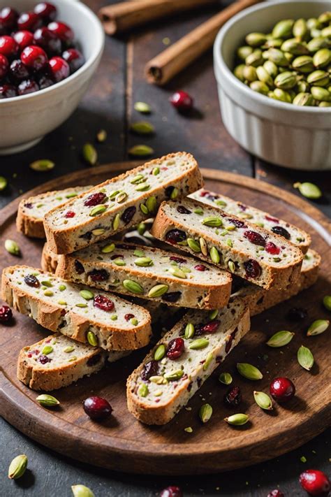 Cranberry Pistachio Biscotti – The Delish Recipe