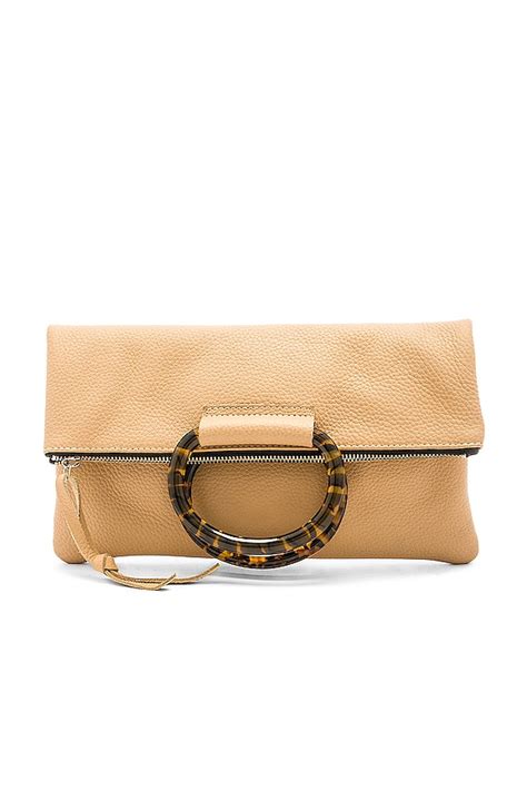 Oliveve Jolie Clutch in Oatmeal | REVOLVE