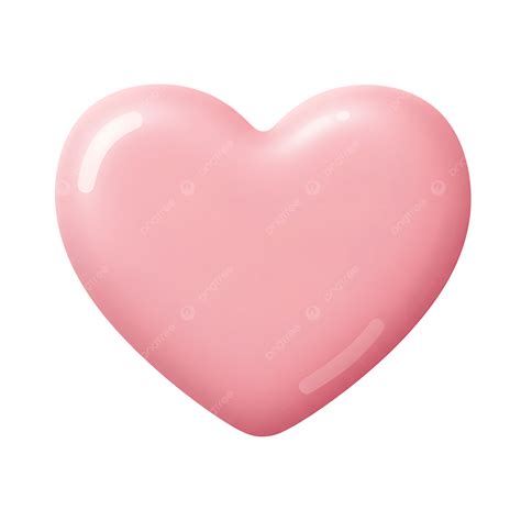 Small Pink Heart Transparent
