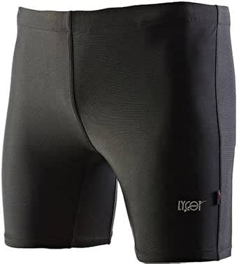 Buy LYCOT Gents Plain Long U Cut Swimming Costume (Medium, Black) at ...