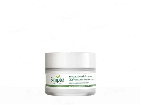 Buy Simple Active Skin Barrier Care Restorative Rich Cream Online at ...