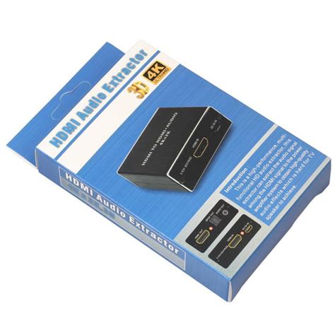 4K AY78 HDMI Splitter 3.5mm Stereo Audio Extractor HDMI Audio Splitter ...