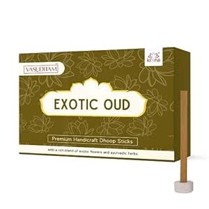 VASUDHAM Handicraft Oudh Mini Incense Organic Dhoop Sticks Natural ...
