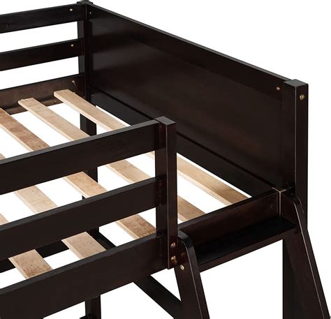 Buy Harper & Bright Designs Loft Bed , Twin Loft Bed with Angled Ladder ...
