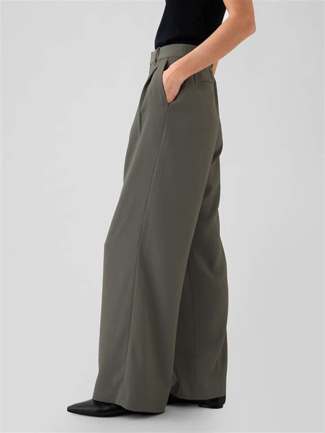 365 High Rise Pleated Trousers | Gap