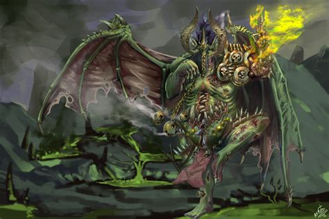 Nurgle Daemon Prince Art