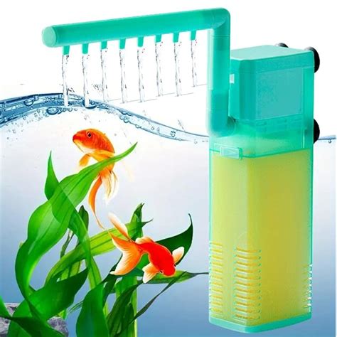 Nepall 3 in 1 Ultra Silent Water Fall Type Aquarium Fish Tank Internal ...