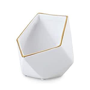 Kate Aspen 23205WT Gold Foil Rimmed Classic Design Geometric Shape ...