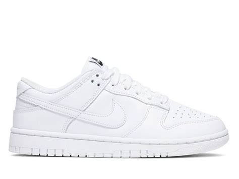 Dunk Low Triple White | Nike dunks, Dunk low, Nike shoe size