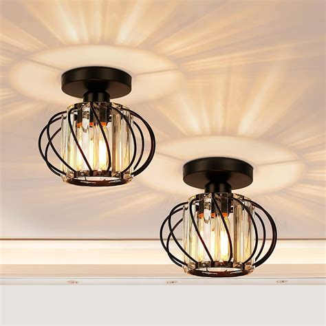 Ceiling Light Fixtures Flush Mount Crystal Lighting,Semi Flush Mount ...