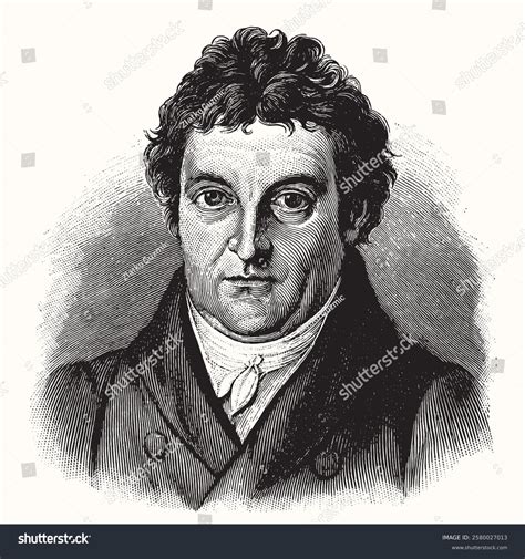 Vectorized Old Engraving Famous German Philosopher Stock Vector ...