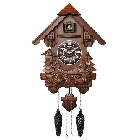 HORO (Imported - Height 19.4" inch Cuckoo Wall Clock - Roman dial (Step ...