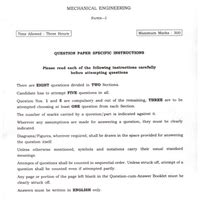 IES/ESE Paper (Mechanical) Mains Paper - I - 2023 - GATE, ISRO and IES ...