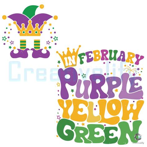 Purple Green And Yellow