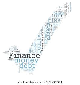 Finance Word Cloud Example 的图像结果