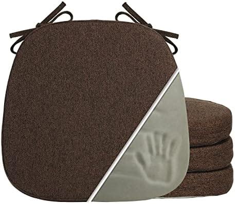 NZORD Square Chair Pads with Ties | Seat Cushions with Ties | dining ...