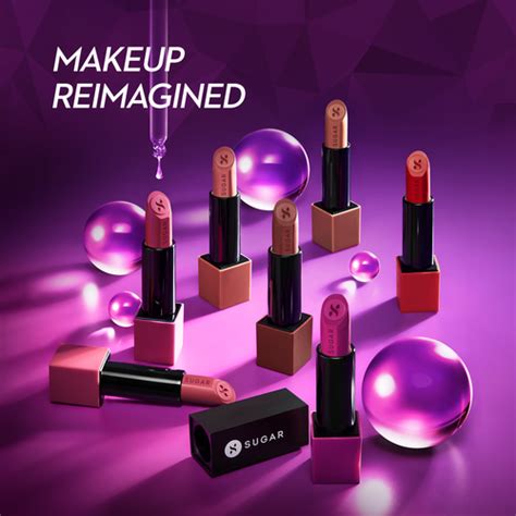 Glide Peptide Serum Lipstick (Kit) | SUGAR Cosmetics | Buy...