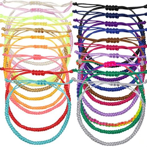 1pc Lucky Rope Braided Bracelet Gift, Friendship/Couple Bracelet Set ...