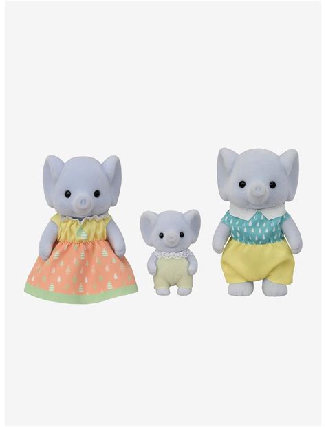 Calico Critters Elephant Family Figure Set | Hot Topic