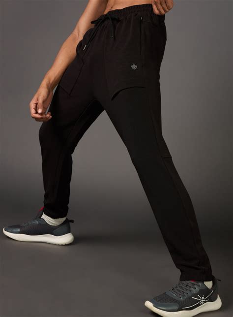 Buy Men's Terrain Black Running Trackpant Online in India | Cult Store