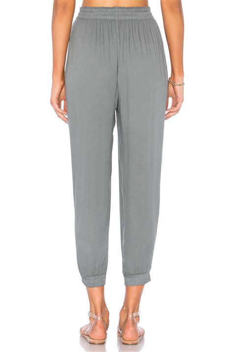 Young, Fabulous & Broke Bluffton Pant in Solid Sea Glass | REVOLVE