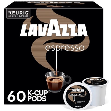 Lavazza Espresso Keurig K-Cup® Pods, Medium Roast, 100% Arabica (60 ...
