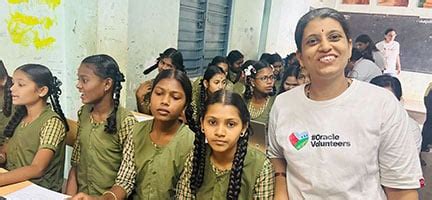 Volunteers—Corporate Social Responsibility Report | Oracle India