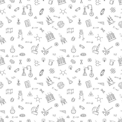 Cute Science Pattern 的图像结果