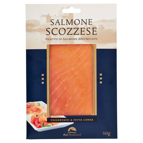 Sal Seafood Salmone Scozzese Filetto di Salmone Affumicato | Everli