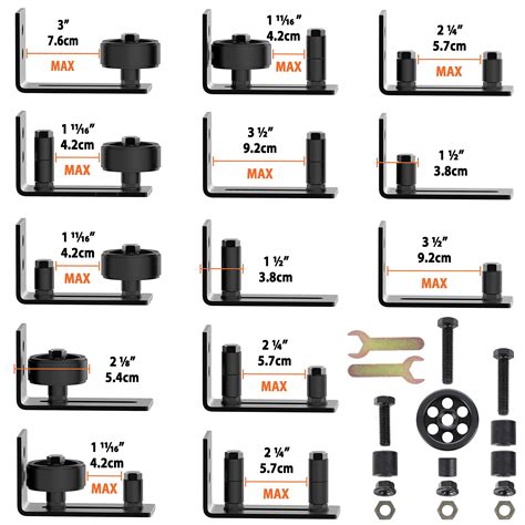 Buy Island Hardware Sliding Barn Door Floor Guide - Barn Door Guide ...
