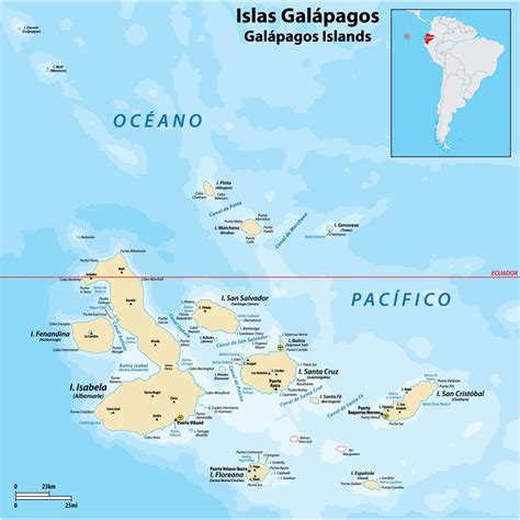 Galapagos Islands Map