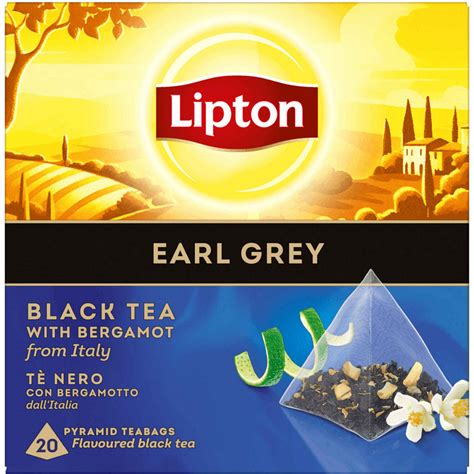 Lipton Earl Grey Black Tea 25 Sachets – Bright Bergamot Black Tea – The ...