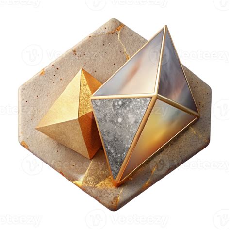 serene rustic Geometric Business Card Mockup Angular Shape Isolated 58997599 PNG