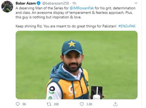 Rizwan displayed awesome temperament against England: Babar Azam