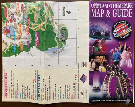 Opryland Theme Park Map