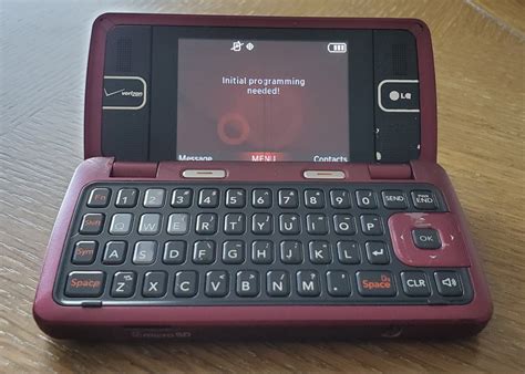 LG enV2 VX9100M (Verizon) Cell Phone, Red, WORKS, Vintage Throwback ...