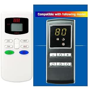 Replacement for Lasko Space Heater Remote Control 2033610 5394 5397 ...