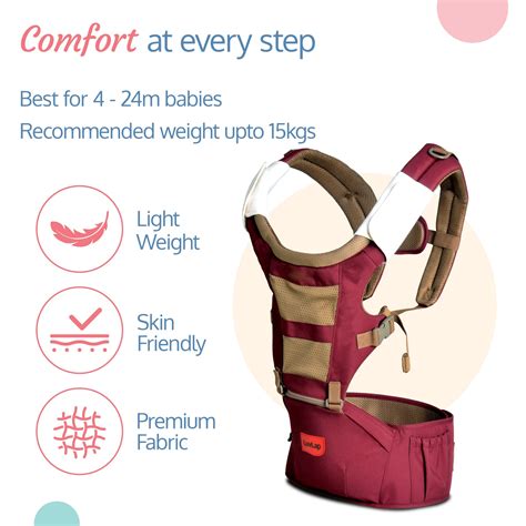 Buy Royal Hip Seat Baby Carrier, Purple Online – Luvlap Store
