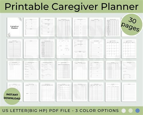 Free Printable Caregiver Daily Checklist Template - Printable Study Planner