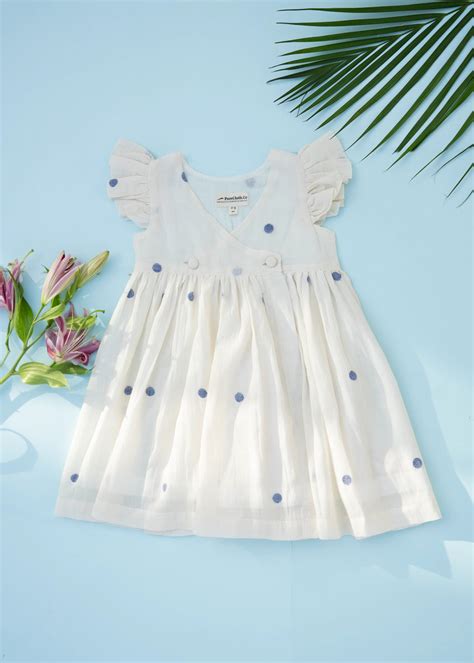 Wrap Dress | Mull Handwoven Cotton | Feather Soft | Girls-Purecloth.co ...