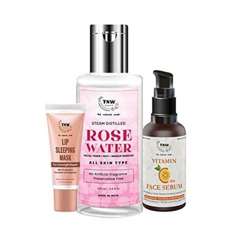 Buy TNW-THE NATURAL WASH COMBO WITH VITAMIN C FACE SERUM, LIP SLEEPING ...