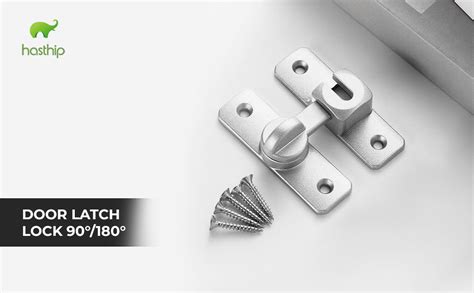 HASTHIP® Door Latch Door Lock 90°/180° Latch Lock Aluminum Alloy Door ...
