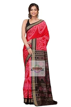 Buy NUAPATANAPATA Women Cotton Sambalpuri Odisha Handloom Pure Bomkai ...