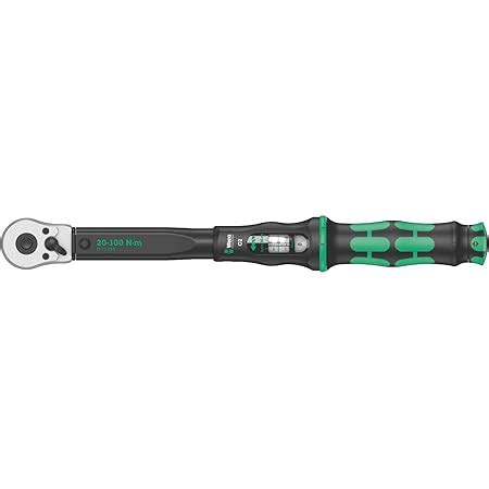 Wera 05075621001 Click C 2 Adjustable Torque Wrench, 1 W, 1 V, Black ...