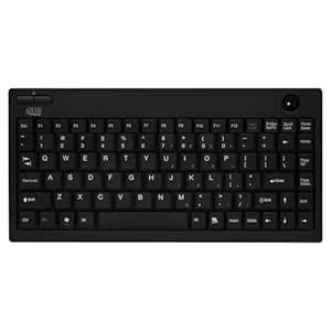 Amazon.in: Buy Adesso 2.4 GHz RF Wireless Mini Trackball Keyboard (WKB ...