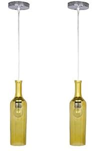 Buy Somil Decorative Colourful Bottle Pendent Hanging Lamp Light, Round ...