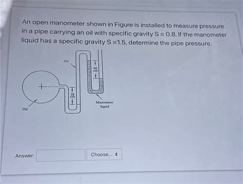 Image result for Open Manometer Problems