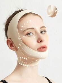 1pc Simple V-Shaped Sleeping Chin Strap For Women, Can Be Worn For Day ...