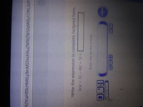 What is this expression in complete factored form