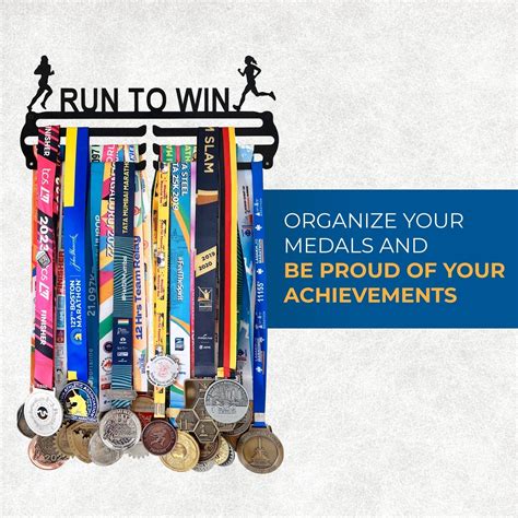 Personalised Medal Display Hanger for Athletes | 45 Medals